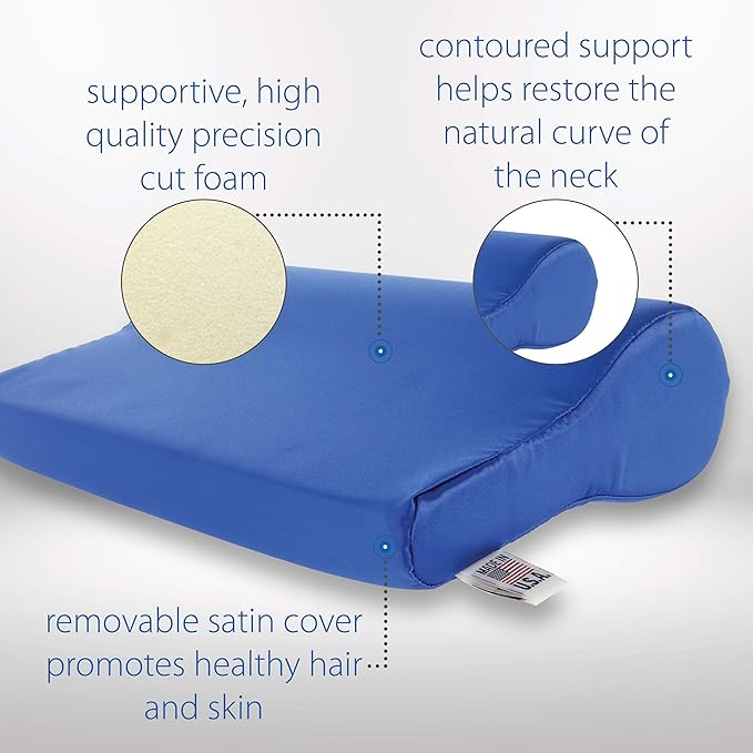 Core Products AB Contour Cervical Support Pillow, Satin - Image 4