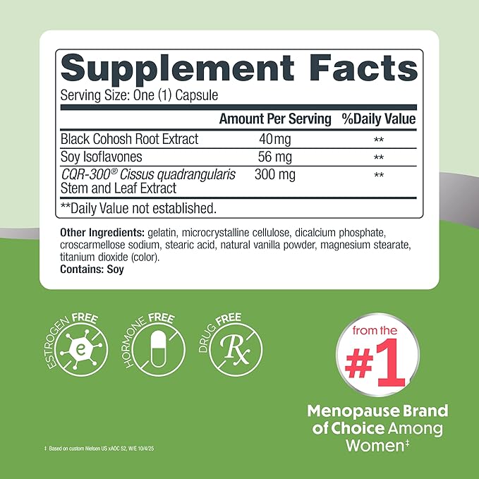 Estroven Pre-Menopause Relief, 30 Ct., Clinically Proven Ingredients, Provides - Image 3