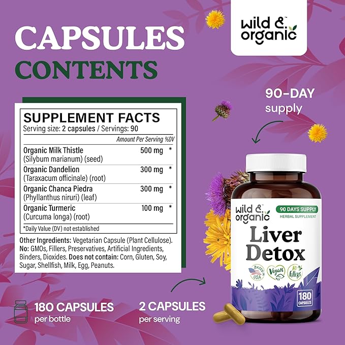 Wild & Organic Liver Detox Capsules - Image 3