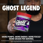 GHOST Legend Pre-Workout Powder, Welch's Grape - Image 2