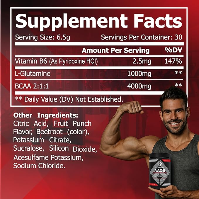Fossil Fuel Sugar-Free BCAA Powder – Post-Workout Muscle Recovery - Image 3