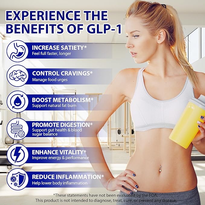 GLP-1 Supplement – 120 Capsules GLP 1 Supplements Support - Image 4