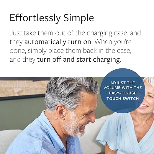 NANO HEARING AIDS First Ear Plus CIC, Portable Charging Case & Cable - Image 5