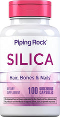 Piping Rock Silica Supplement 500mg | 100 Capsules | Horsetail Extract | by PipingRockHealthProducts