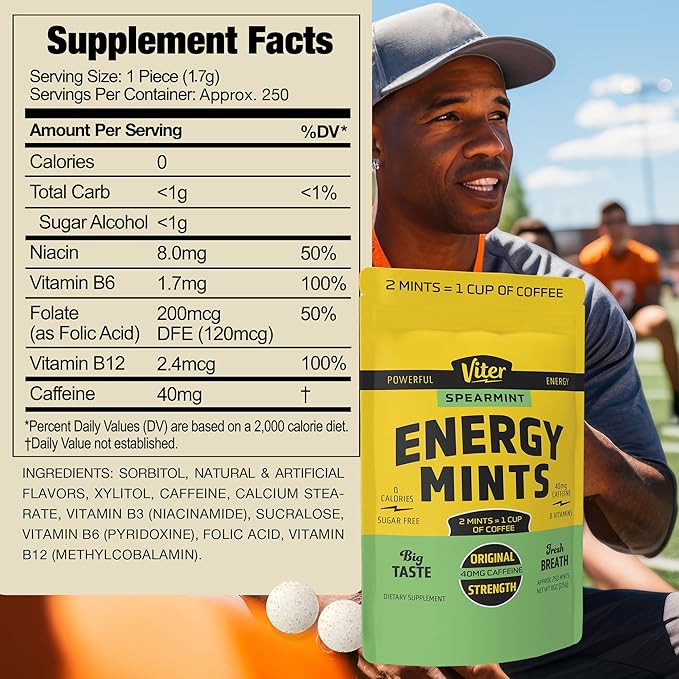 Viter Energy 40mg Caffeine Mints - Image 7