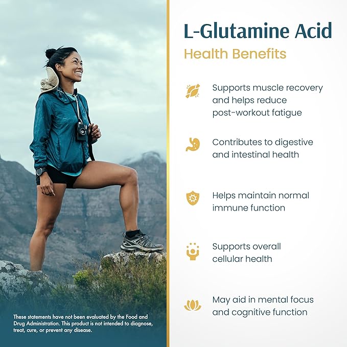 Vykee Nutrition L-Glutamine Capsules - Image 6