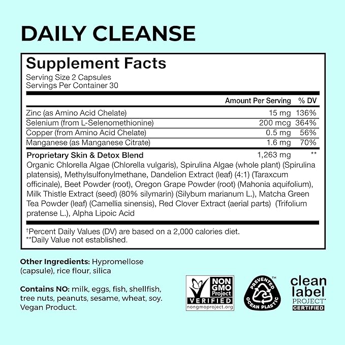 HUM Daily Cleanse Acne Supplements - Image 5