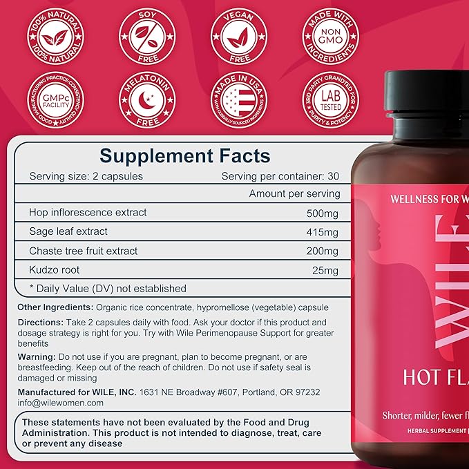 WILE Menopause and Perimenopause Supplements - Image 4