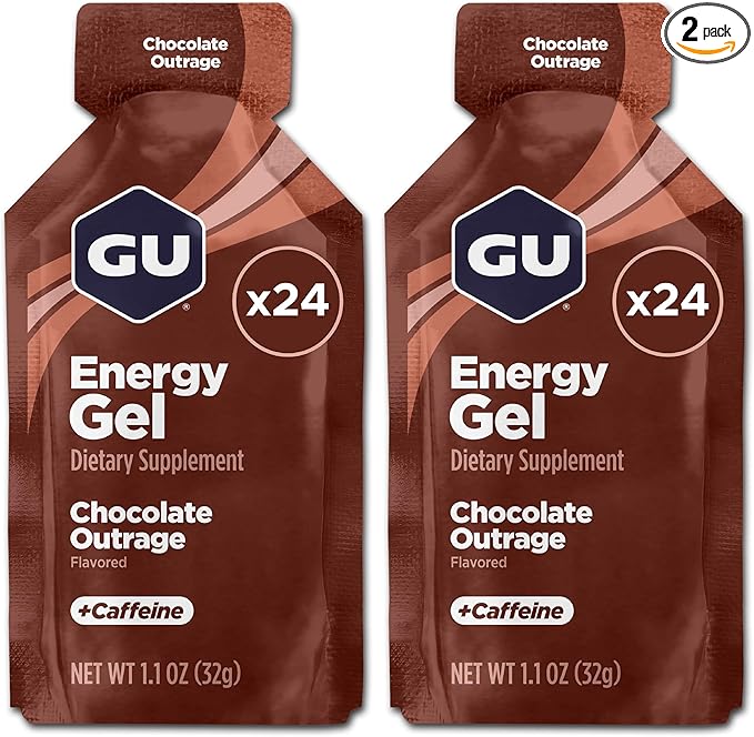 GU Energy Original Sports Nutrition Energy Gel, Chocolate Outrage by GUEnergyLabs