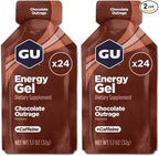 GU Energy Original Sports Nutrition Energy Gel, Chocolate Outrage by GUEnergyLabs