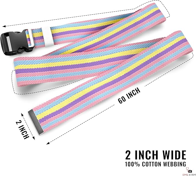 EMS XTRM Gait Belts for Seniors, Belt to Lift Elderly Standing Assist Aid Quick - Image 2