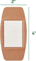 CURAD Naturals Baking Soda Bandages 2" x 4", Individually Wrapped Sterile - Image 4