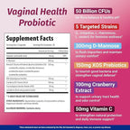 1 Body Cranberry Probiotics for Women, 50 Billion CFU, Cranberry Pills - Image 5