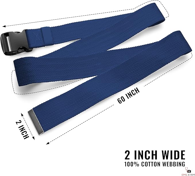 EMS XTRM Gait Belts for Seniors, Belt to Lift Elderly Standing Assist Aid Quick - Image 2