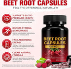 Beet Root Capsules 1300mg, Beet Root Powder - Image 2