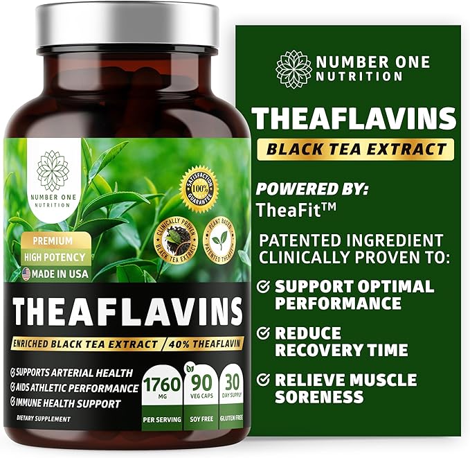 N1 Nutrition Premium Theaflavins Black Tea Extract Powered by TheaFit™ to by NumberOneNutrition