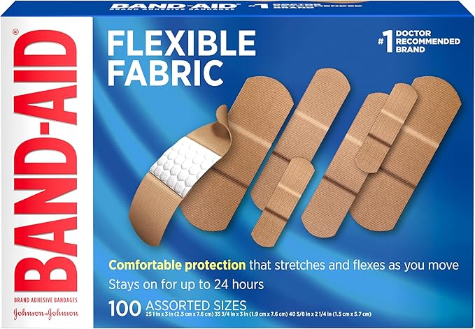Band-Aid Brand Flexible Fabric Adhesive Bandages by BAND-AID%C2%AEBrand