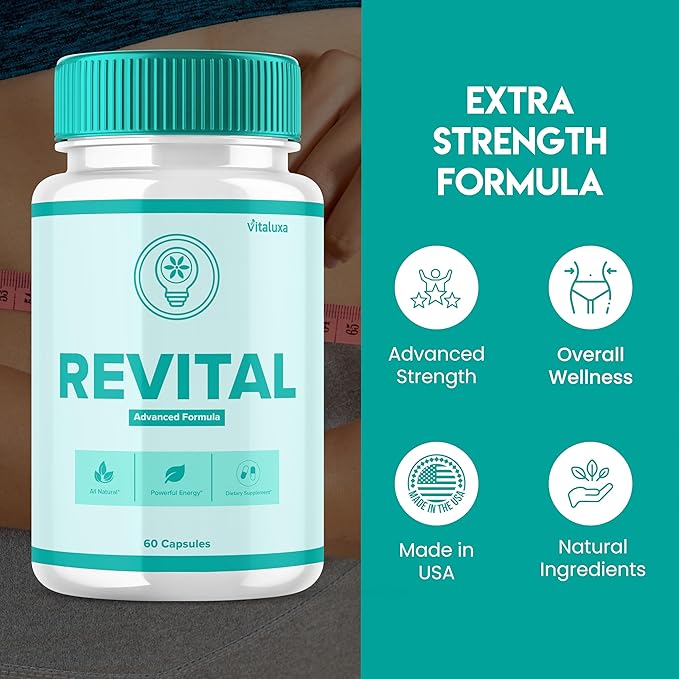 Revital Capsules, Revital Cactus Supplement Pills Premium Advanced Formula - Image 5