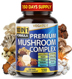 10 in 1 High Strength Mushroom Supplement by VEGATOT