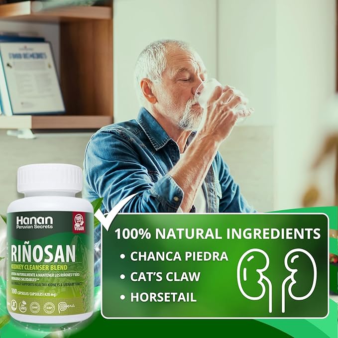 Riñosan Herbal Supplement – 100 Capsules - Image 2