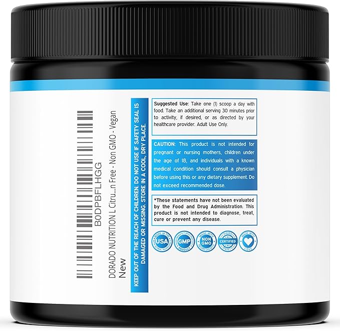 L Citrulline Powder Supplements Support L Arginine & Nitric Oxide Booster Powder - Image 3