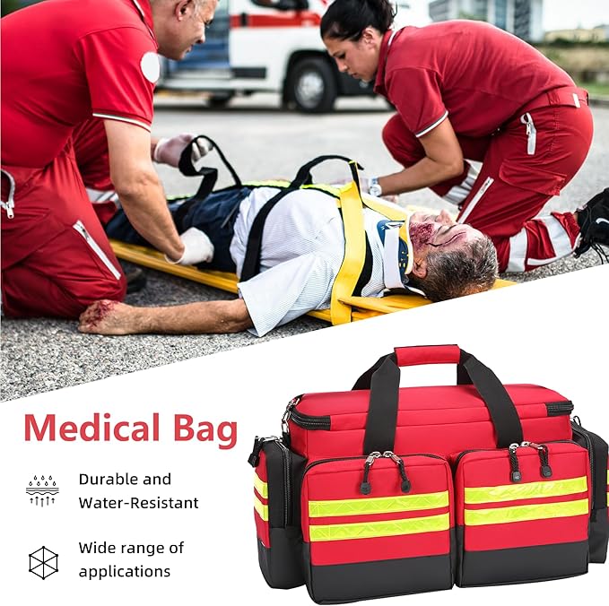 Empty Medical Bag First Aid Bag Home Health, First Aid Storage - Image 4