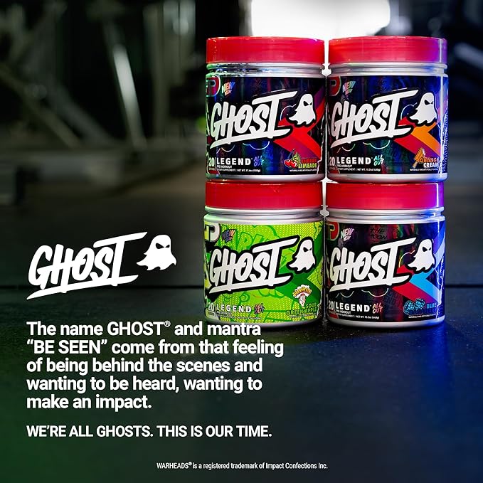 GHOST Legend All Out Pre-Workout Powder, Strawbango - Image 6