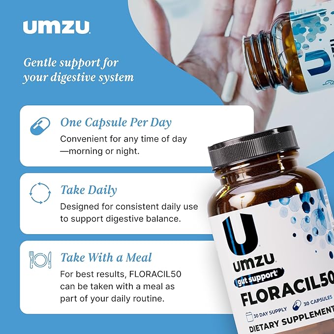 UMZU Floracil50 Probiotic Supplement 30 Day Supply – 50 Billion CFU - Image 5