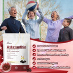 10 in 1 Astaxanthin Supplements 24mg, 4 Month Supply, Astaxantina Antioxidant - Image 8