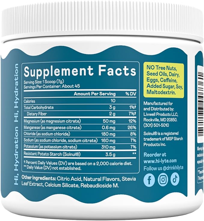 Hi-Lyte Gut Health Electrolyte Powder, Daily Hydration Supplement & Crave Killer - Image 3