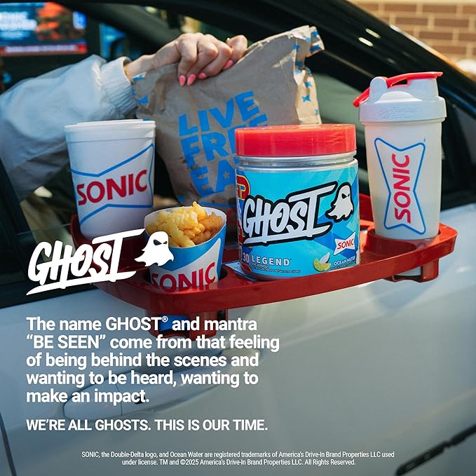 GHOST Legend Pre-Workout Powder, Sonic Ocean Water - Image 6