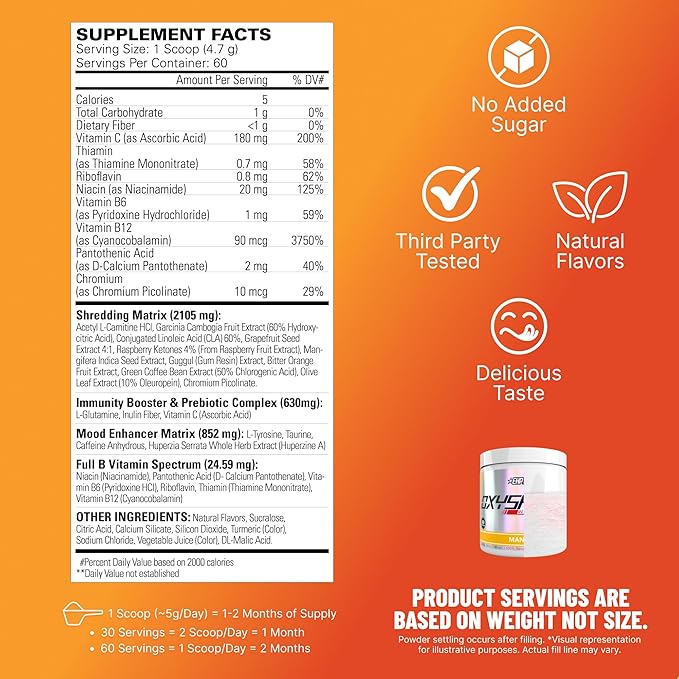 EHP Labs OxyShred Pre Workout Powder - Image 3