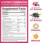 10 in 1 Immune Support Supplement Gummies, w/Echinacea, Elderberry Vitamin C - Image 2