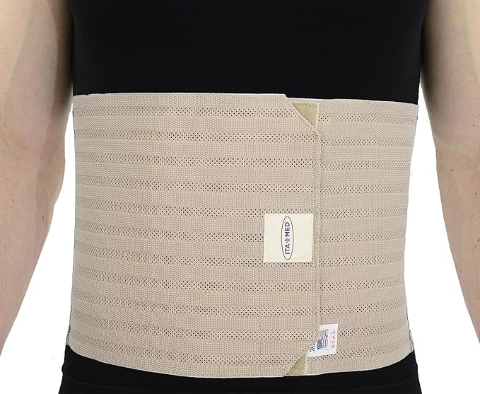 ITA-MED Men's Breathable Elastic Abdominal Binder by ITA-MED
