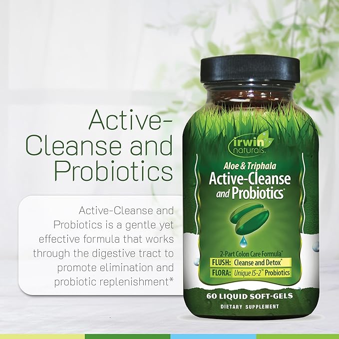 Irwin Naturals Aloe & Triphala Active Cleanse + Probiotics - Image 5