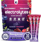 Keppi Electrolytes Powder Packets – Blueberry Pomegranate 30 Servings – No by Keppi