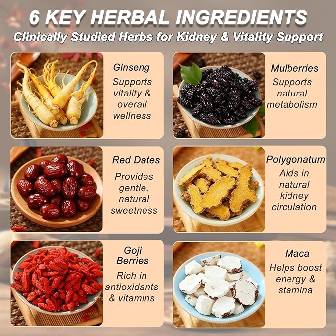 Ginseng Five Treasures Kidney Tea Formula - Image 2