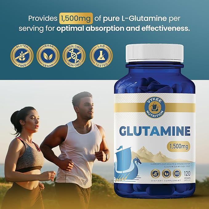 Vykee Nutrition L-Glutamine Capsules - Image 4
