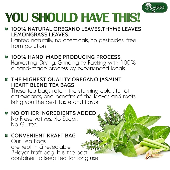 TOG999, Premium Oregano Herbal Tea - Image 3