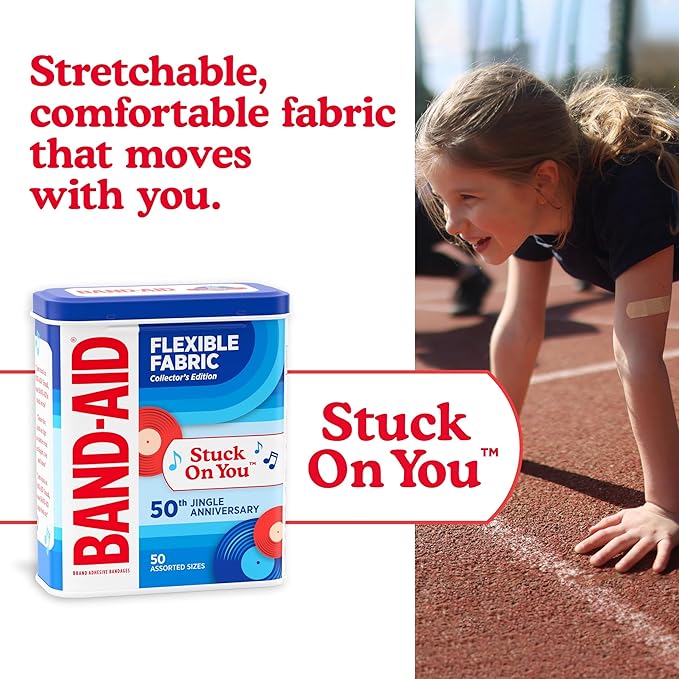 BAND-AID Brand Adhesive Bandages Flexible Fabric, Comfortable Sterile - Image 3