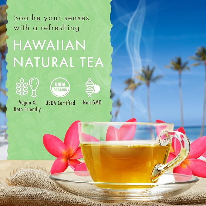 Hawaiian Natural Tea Organic Mamaki Mint Tea Blend - Image 2