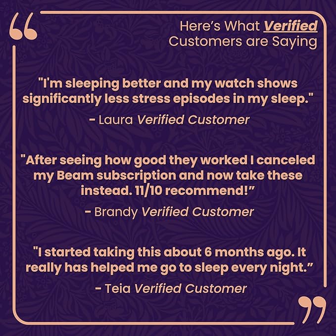 Natural Sleep Aid with Magnesium Glycinate, Reishi Mushroom Extract, L-Theanine - Image 2