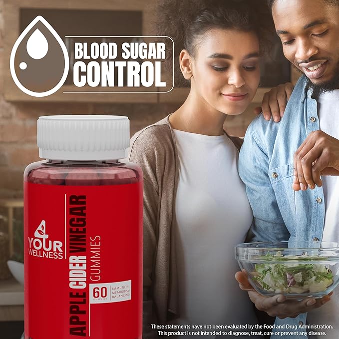 Apple Cider Vinegar Gummies, 1000mg All Natural, Gelatin-Free, Gluten-Free - Image 6