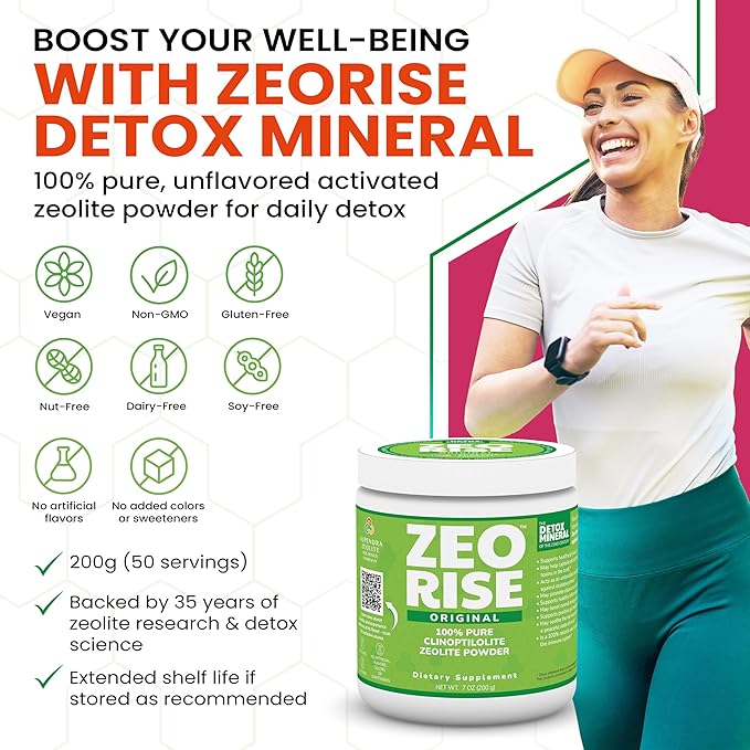Zeolite Clinoptilolite Detox Powder 7oz | Full Body Cleanse, Support Gut Health - Image 2