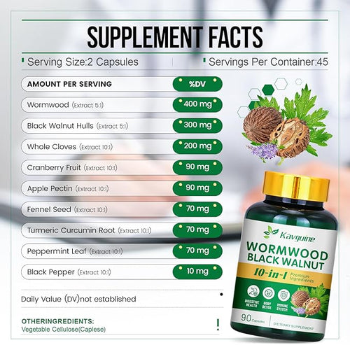 10 in 1 Wormwood Capsules - Image 2