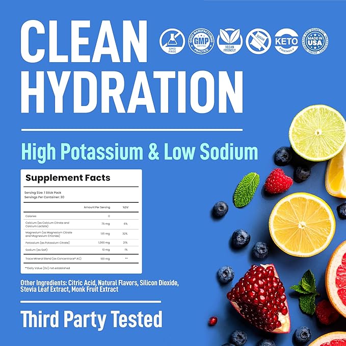 Keppi Electrolytes Powder Packets Assorted Flavors 30 Servings – No Sugar - Image 3