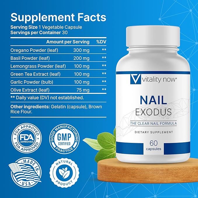 Nail Exodus - Premium Formula for Healthier Nails & Feet - 60 Capsules - Image 5