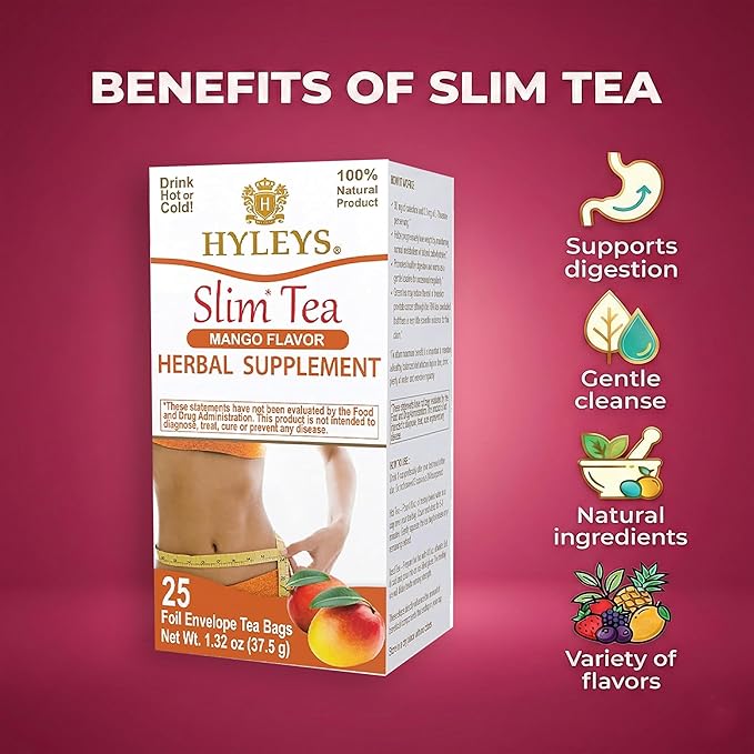 Hyleys Slim Tea Mango Flavor - Image 4