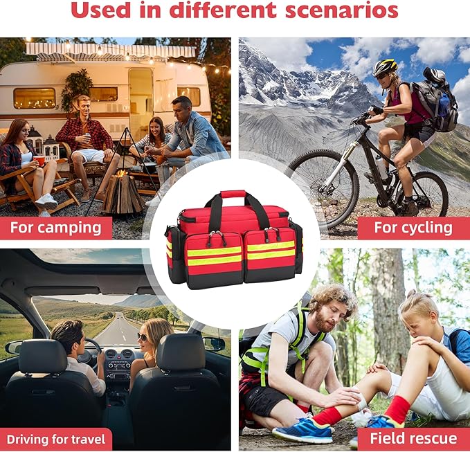 Empty Medical Bag First Aid Bag Home Health, First Aid Storage - Image 6