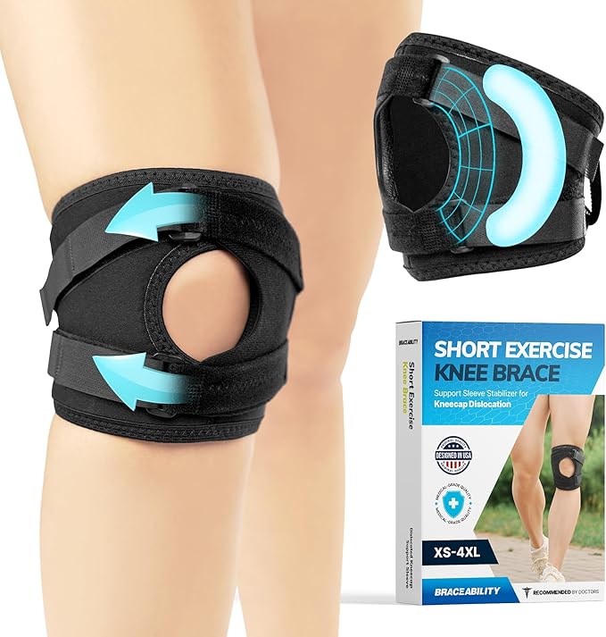 BraceAbility Patella Tracking Short Knee Brace by BraceAbility